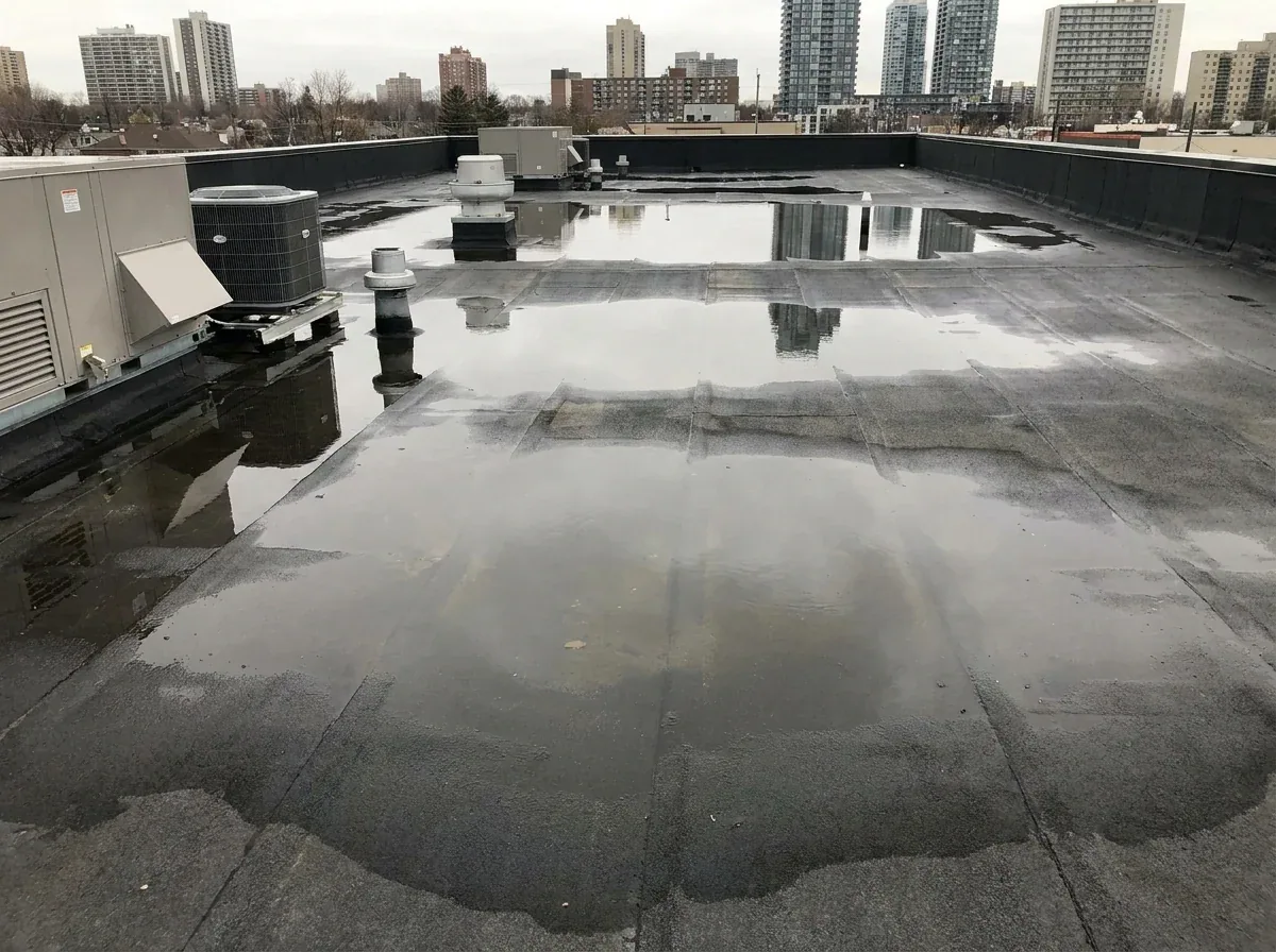 Ponding Water Roof Repair in Independence, MO